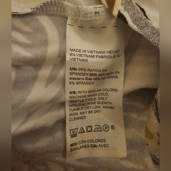 CHICO'S Vacay Ready Floral Sleeveless Maxi Dress - Size 1 (8/10) - Picture 10 of 10